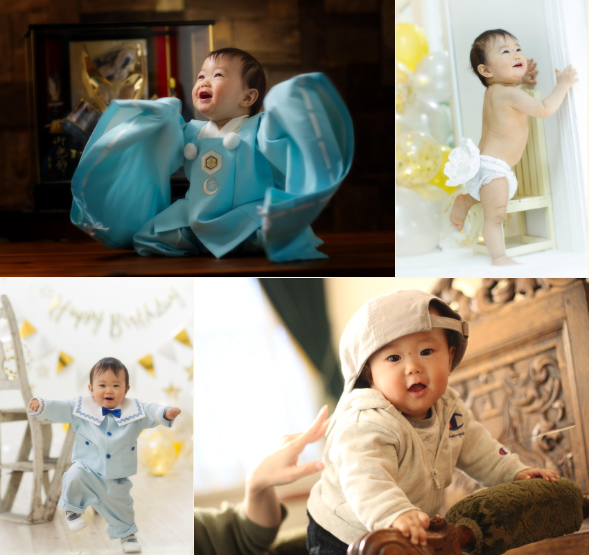 1歳のお誕生日写真撮影｜福岡市東区 はこざき写真館｜フォトスタジオ